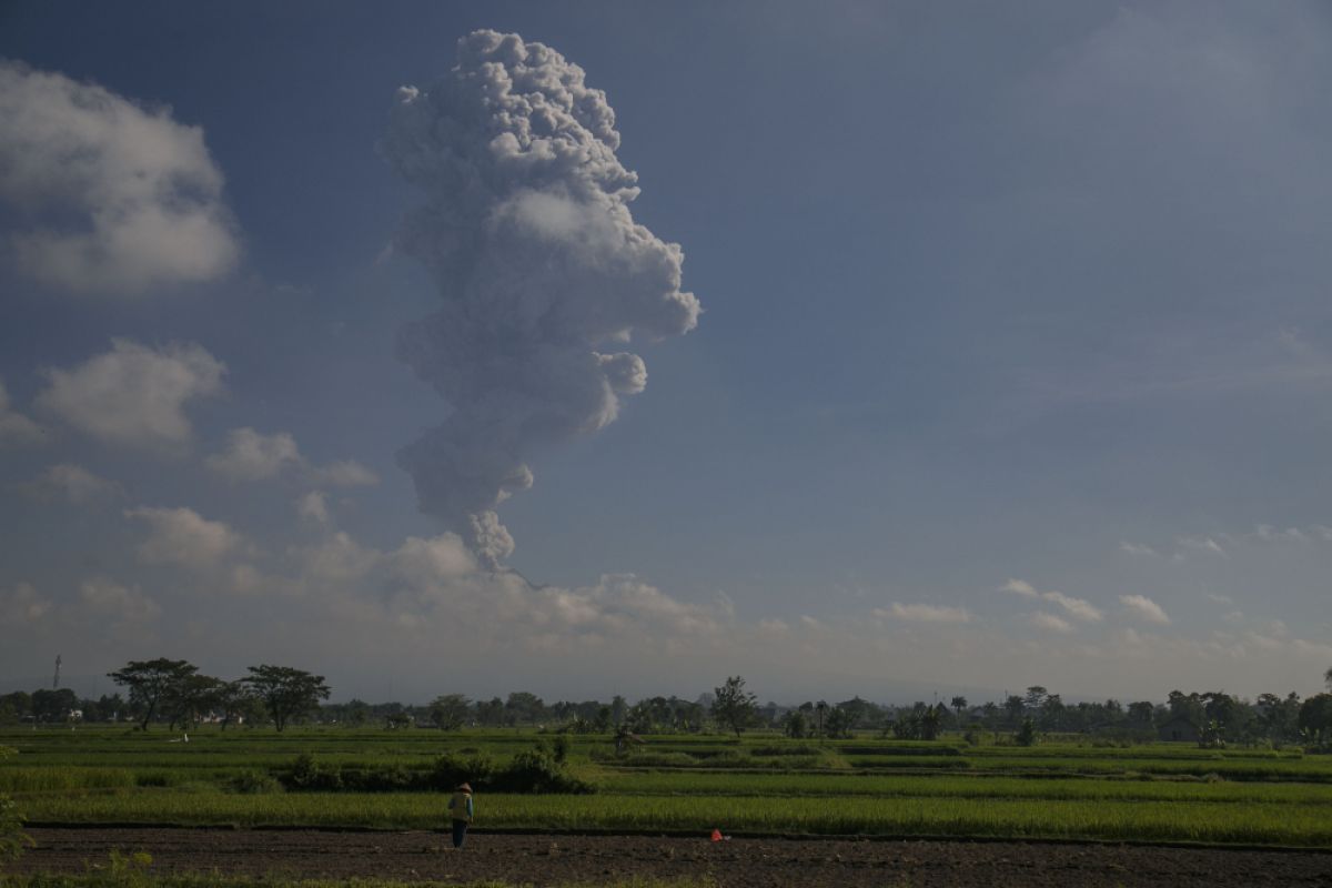 Jangan panik dengan asap solfatara Gunung Merapi