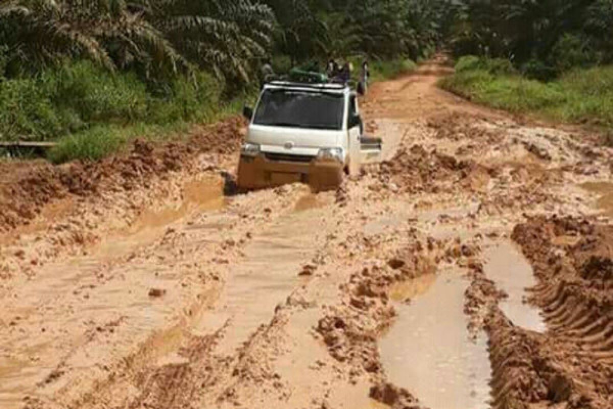 Jalan pelosok Kotim rusak, perusahaan diminta peduli