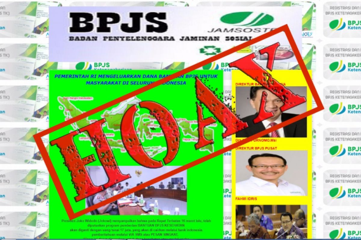 BPJS-TK Pastikan Pesan Pendek Bantuan Dana Hoax