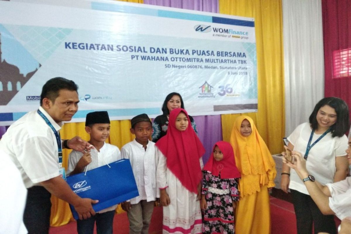 Wom bantu sarana sekolah dasar di Medan