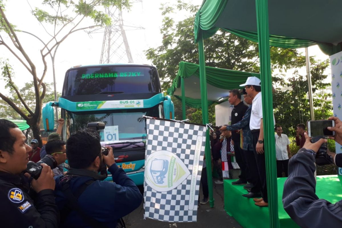 BPJS Ketenagakerjaan Berangkatkan 1.500 Pemudik Tangerang