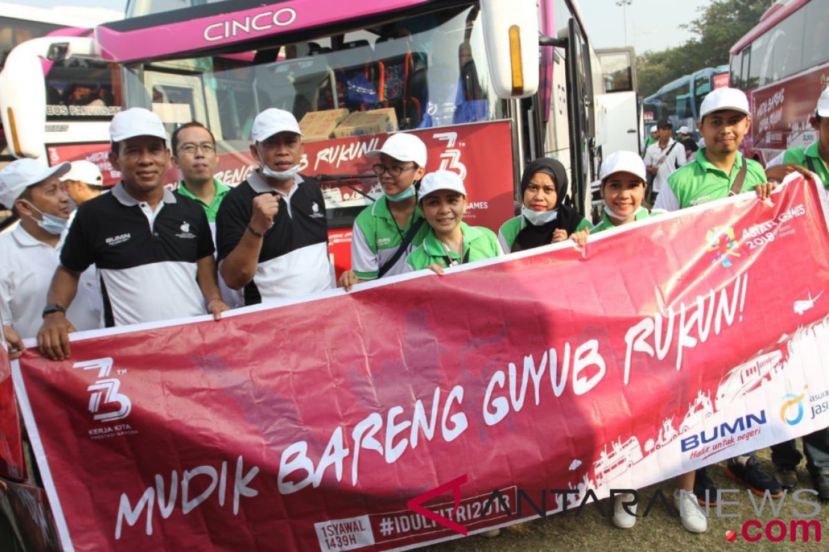 Tekan jumlah pemotor, Jasindo pulangkan 1.100 menggunakan bus