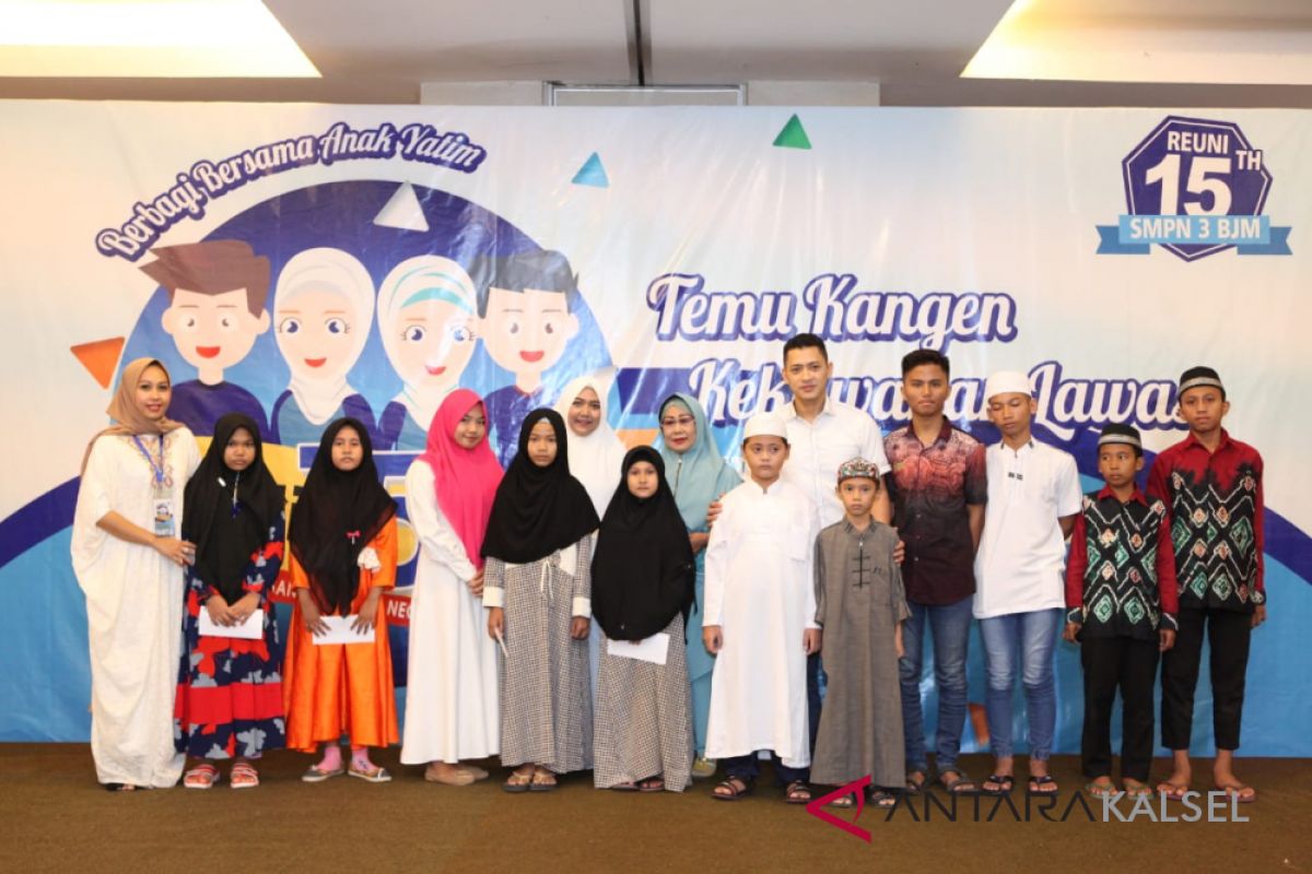 Ada ajudan Mensos di bukber alumni SMPN 3 Banjarmasin