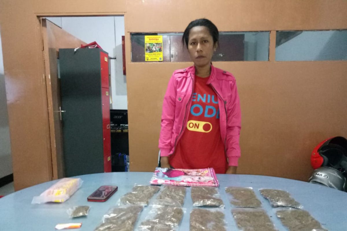 Wanita pembawa ganja dituntut tujuh tahun