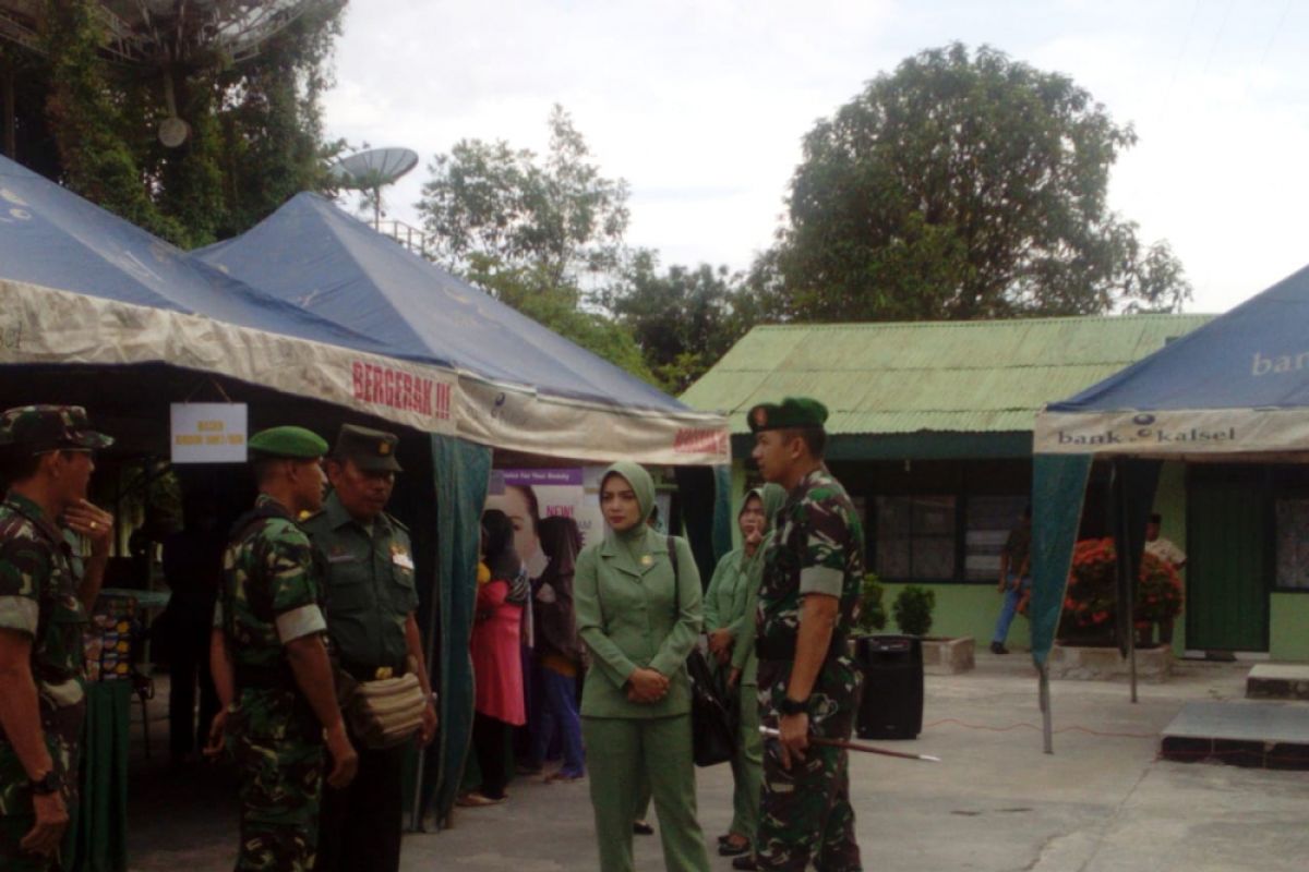 Kodim Banjarmasin gelar bazaar Ramadhan di Koramil Selatan