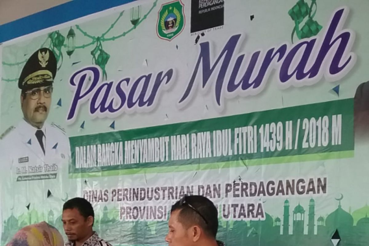 Disperindag Malut gelar pasar murah