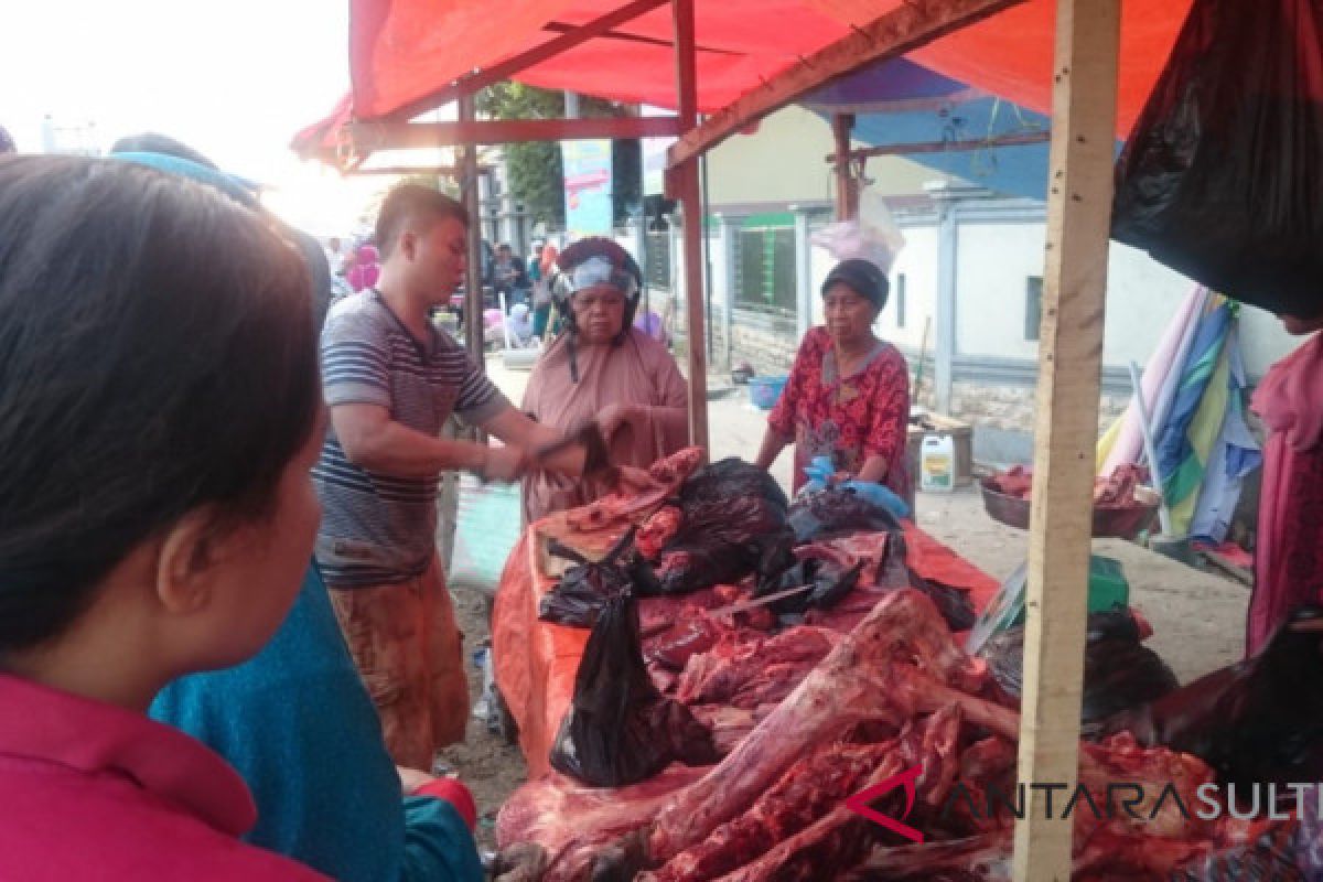 Harga daging sapi di Kendari rp130.000/kilogram