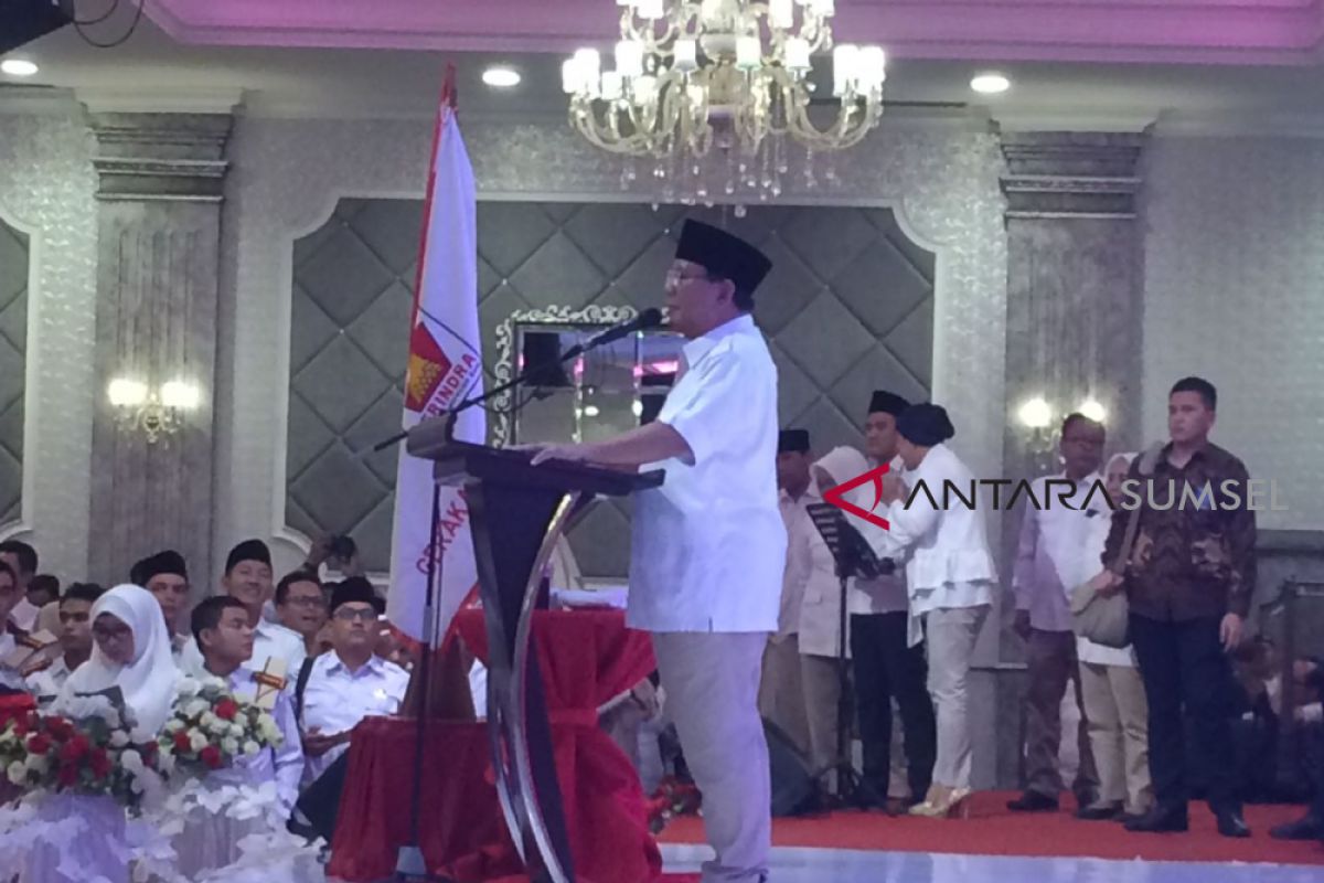 Prabowo ajak masyarakat perbaiki masalah bangsa