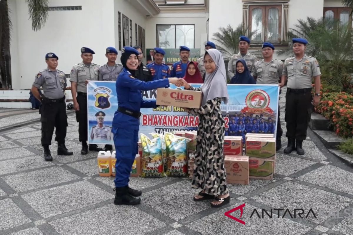 Satpolairud Polres Tanbu sambangi Istana Yatim Darul Azhar