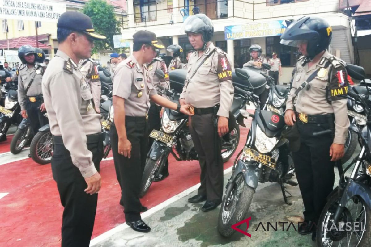 Polres HSU bantu pengamanan TPS di Tabalong