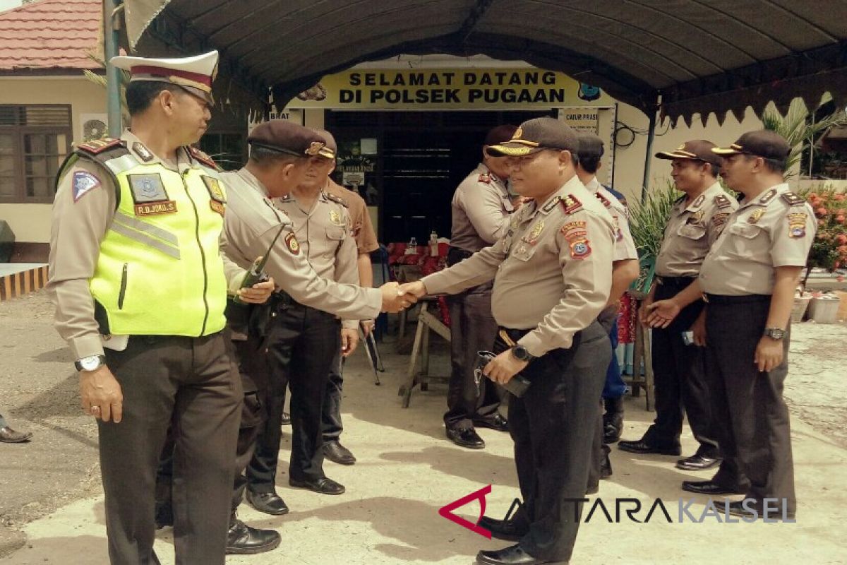 Kapolres HSU cek BKO di Pilkada Tabalong