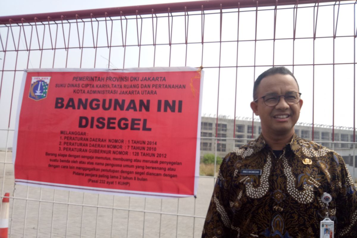 Anies siap hadapi gugatan pengembang pulau reklamasi