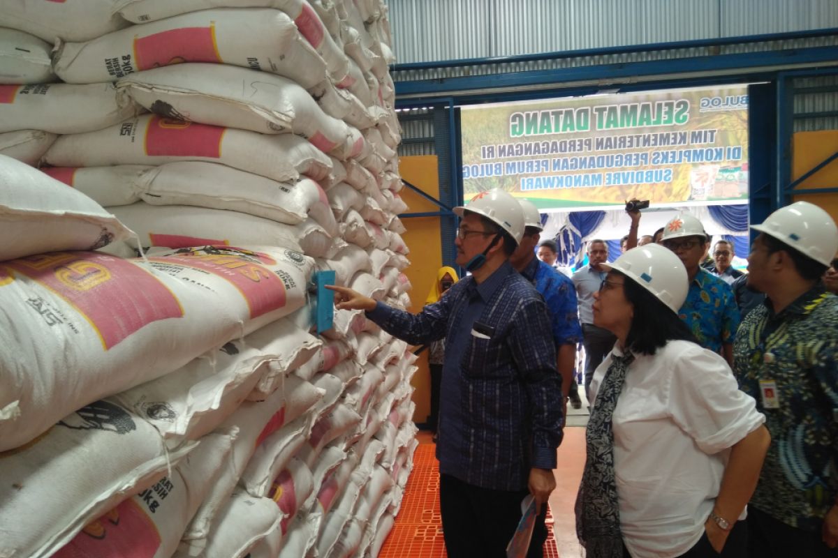 Produksi beras Papua Barat masih rendah