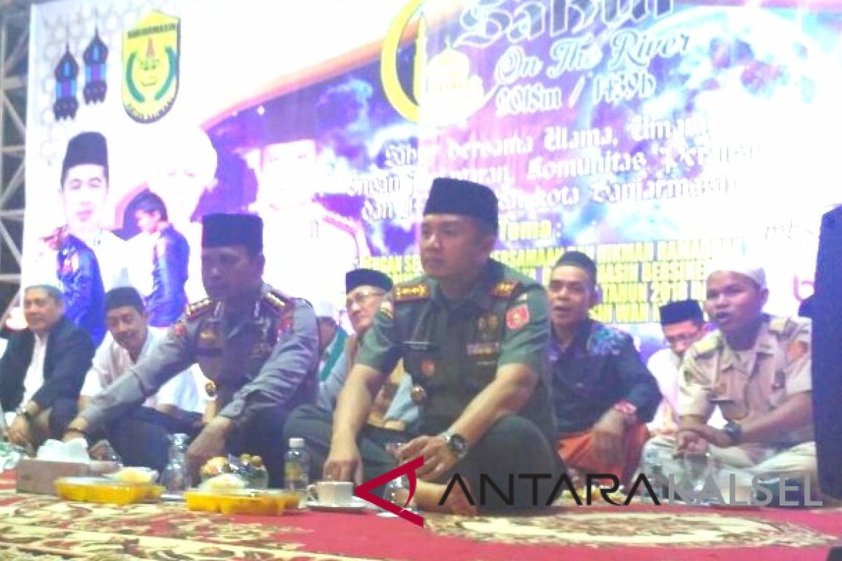 Masyarakat Banjarmasin antusias hadiri kegiatan sahur bareng di acara 