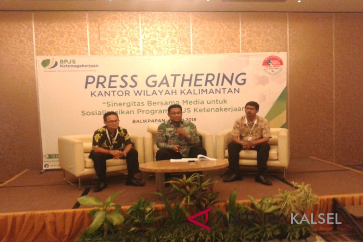 BPJS Ketenagakerjaan Kanwil Kalimantan gelar press gathering