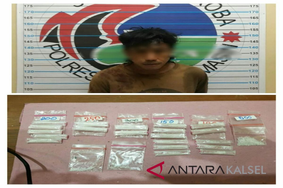 Polresta Banjarmasin sita 23 paket sabu-sabu