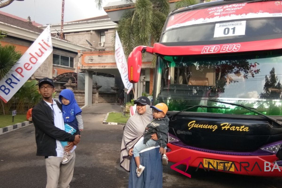 BRI Bali berangkatkan 1.076 pemudik