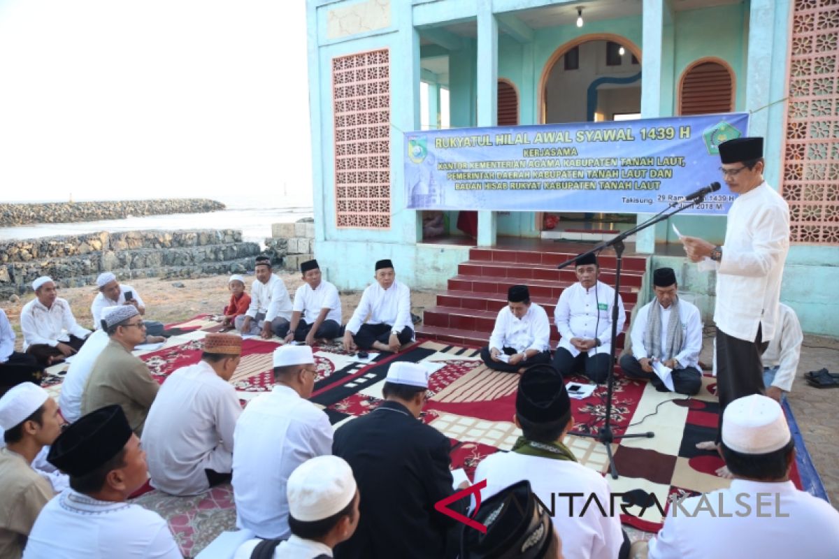 Teropong Kemenag Kalsel belum mampu melihat hilal