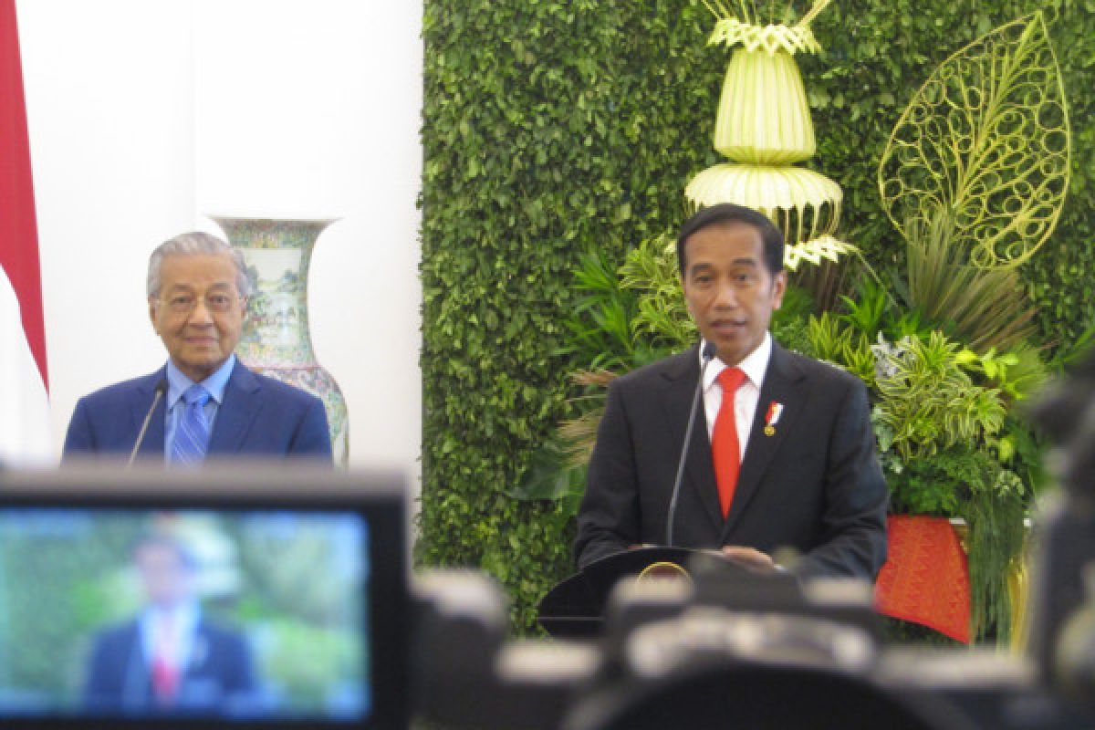 Jokowi-Mahathir bicarakan korupsi hingga wilayah perbatasan