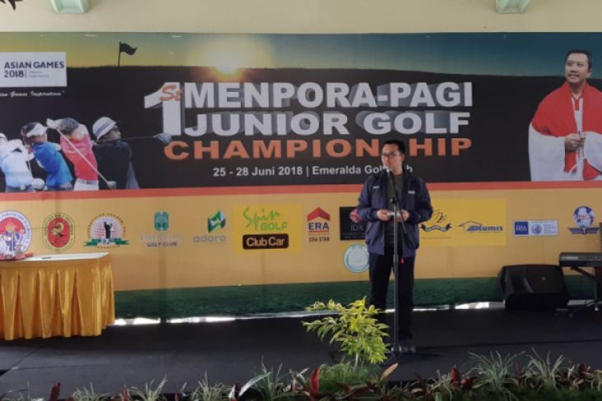 Menpora dorong kejuaraan golf junior berkala