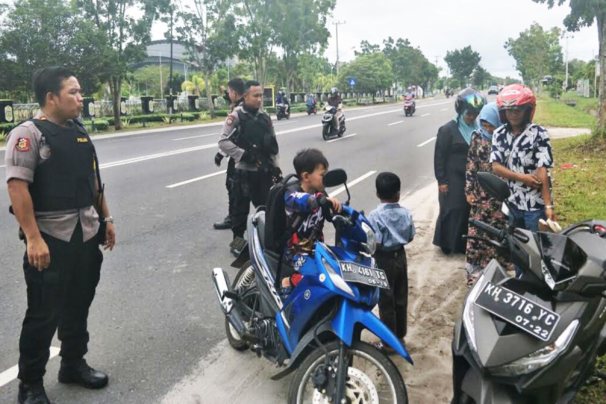 Beri rasa aman, puluhan polisi ditempatkan di objek wisata Palangka Raya