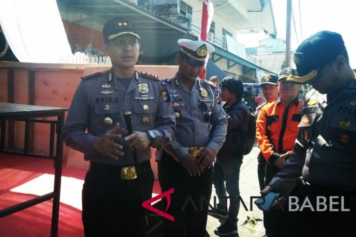 Polres Bangka Selatan tinjau kesiapan pospam