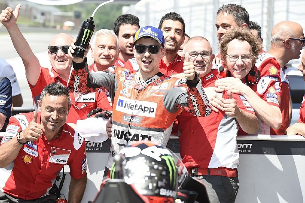 Lorenzo sampaikan pesan perpisahan untuk Ducati