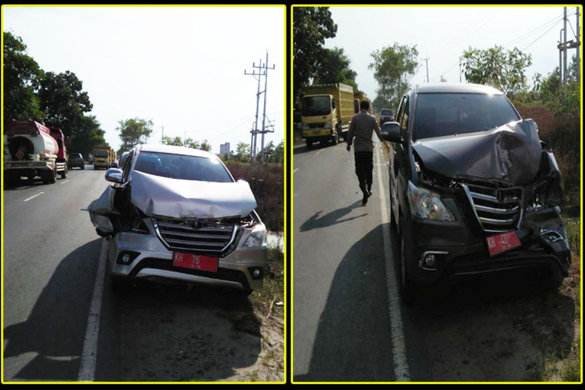 Mobil rombongan Gubernur Kalteng alami tabrakan beruntun