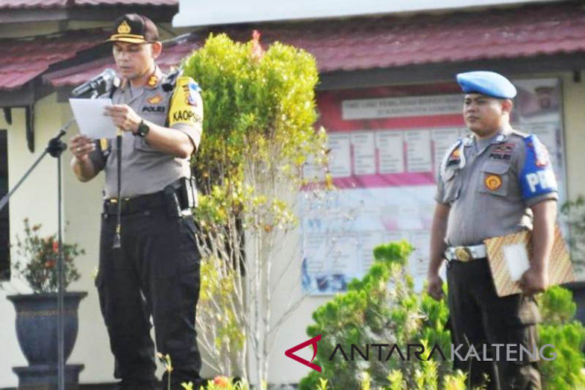 Polres Gumas sebarkan 253 personel amankan Lebaran 2018