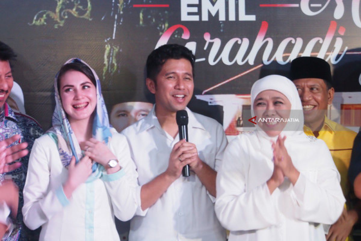 Pasangan Khofifah-Emil Menang di Kabupaten Ngawi