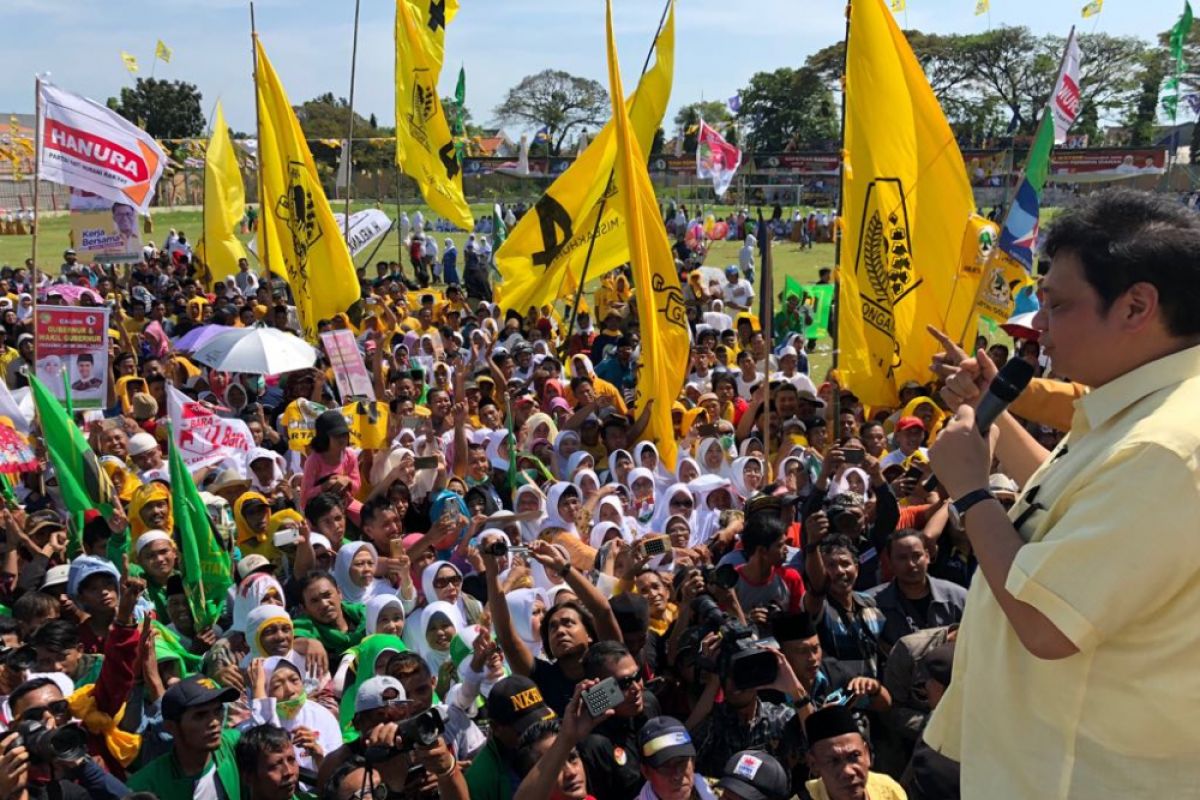 Ketum Golkar turun langsung untuk menangkan Khofifah-Emil