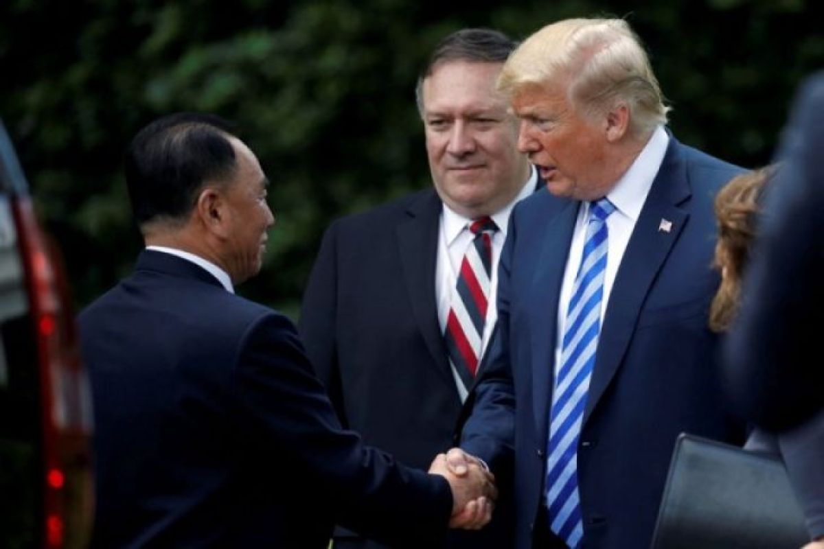 Pejabat Korea Utara temui Trump di Gedung Putih