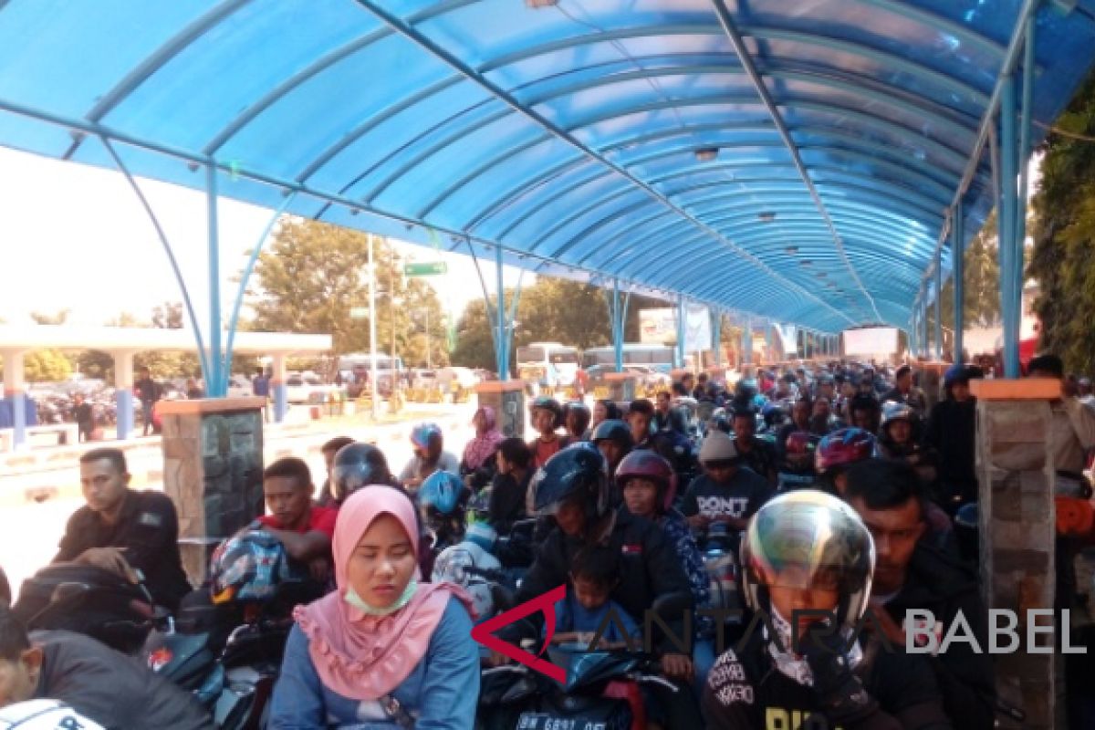 18.043 penumpang kapal berangkat dari Pelabuhan Tanjungkalian