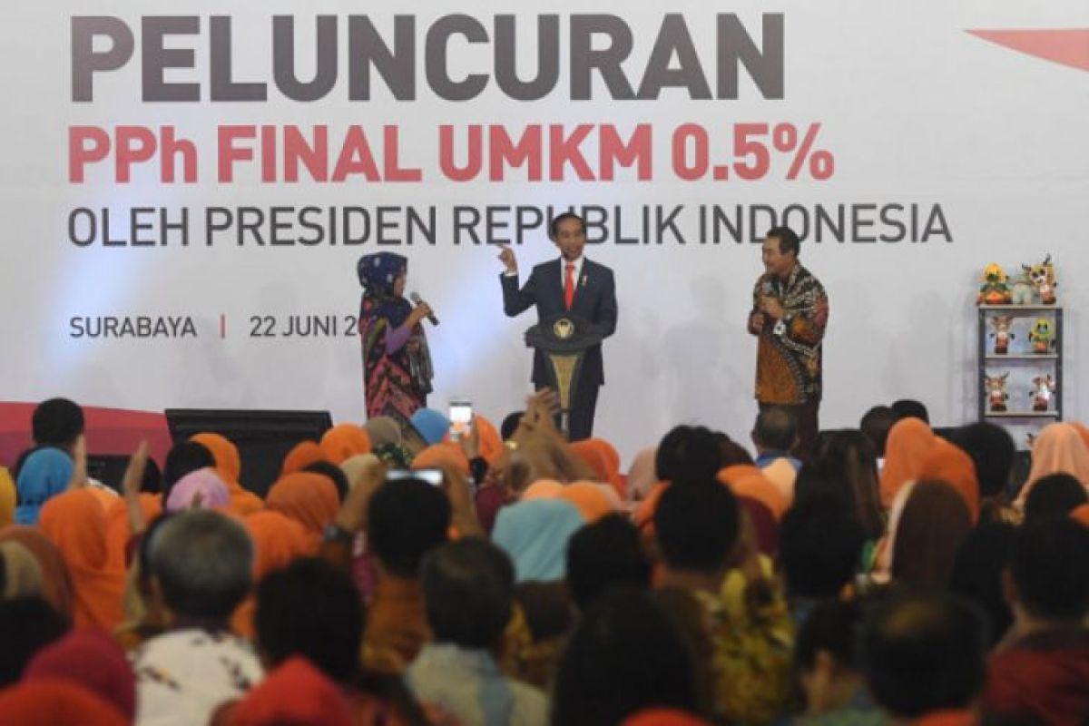 Presiden Jokowi ingatkan konsistensi pemanfaatan PPh final UMKM