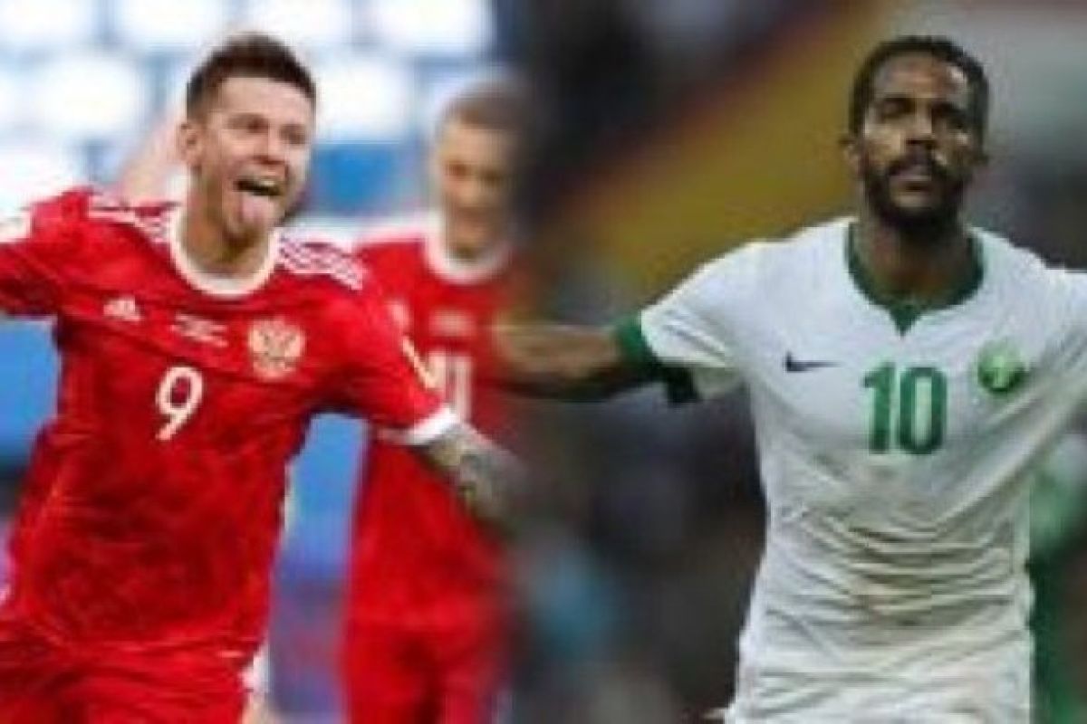 Rusia hancurkan Arab Saudi 5-0 pada pembukaan Piala Dunia