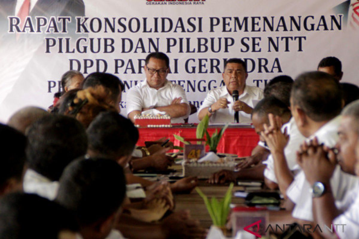 Rapat Konsolidasi Gerindra NTT