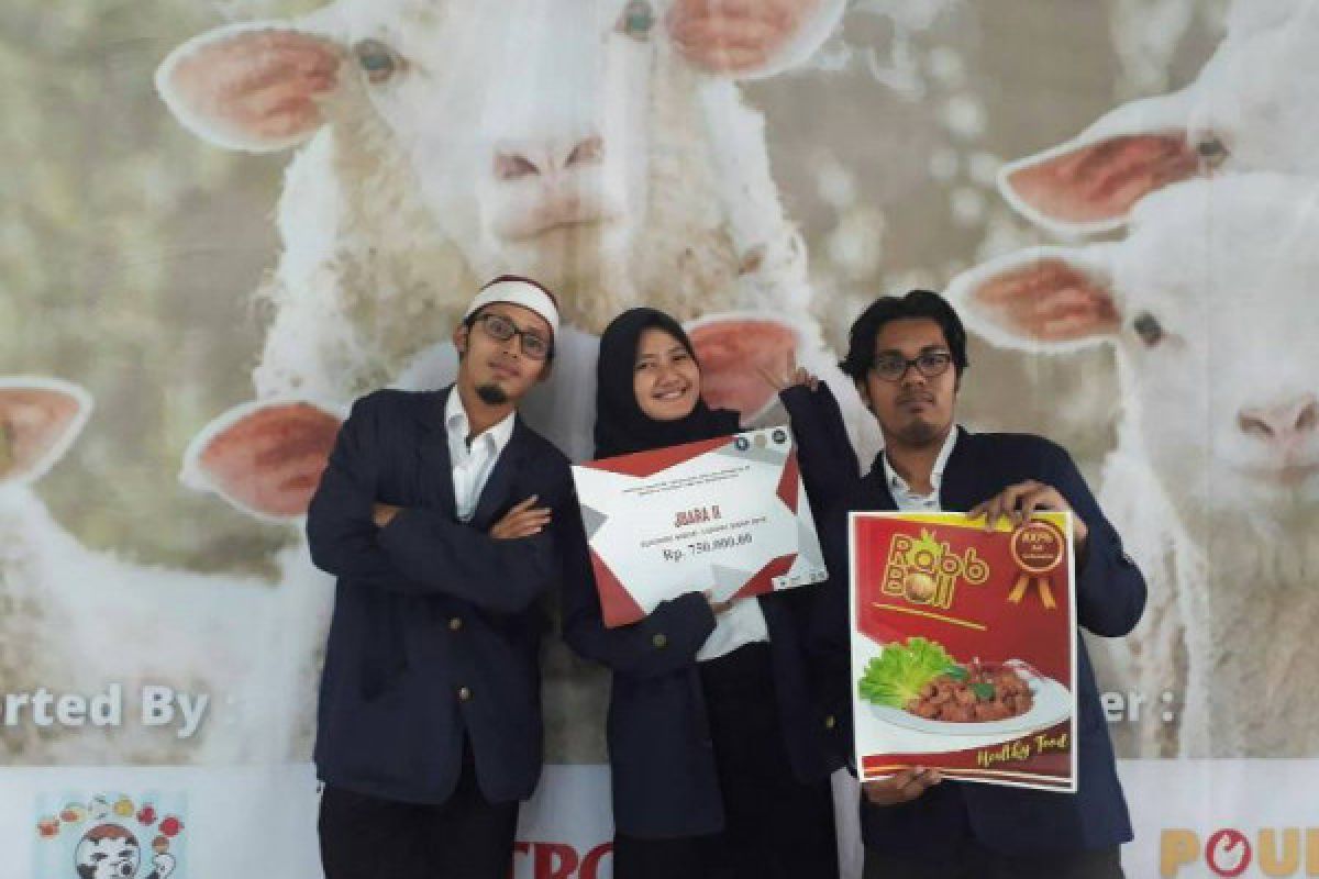 Rendang bakso kelinci bawa mahasiswa IPB sabet juara 2 Business Model Canvas SWAP 2018