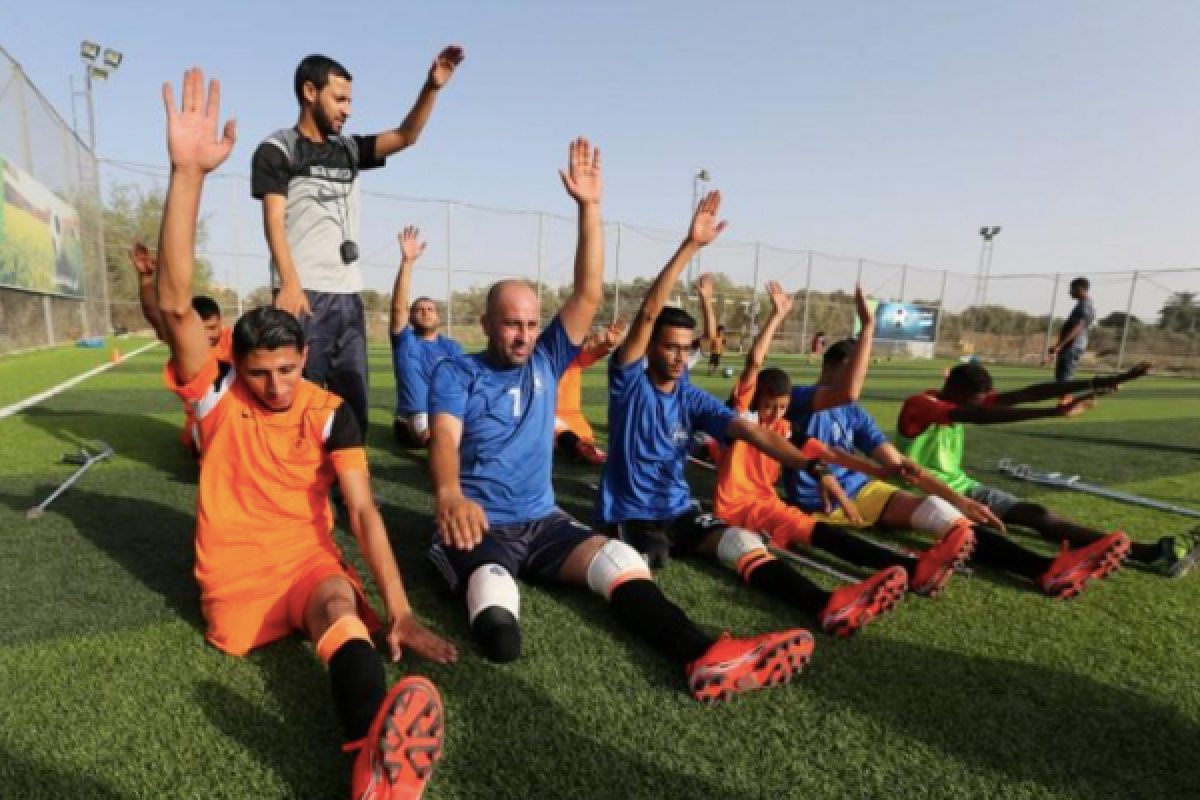 Sepak bola "selamatkan" warga Palestina korban serangan Israel