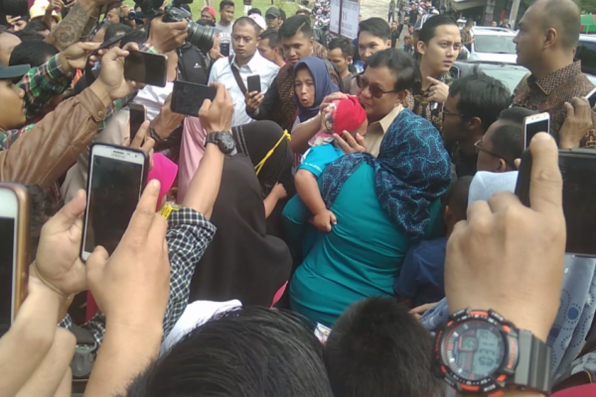 Prabowo Subianto gunakan hak pilihnya