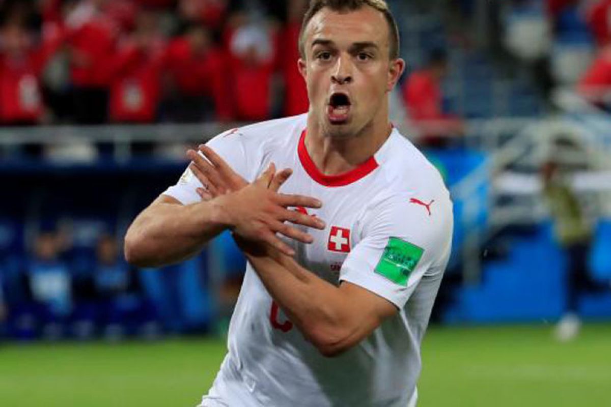 FIFA selidiki selebrasi gol Shaqiri dan Xhaka