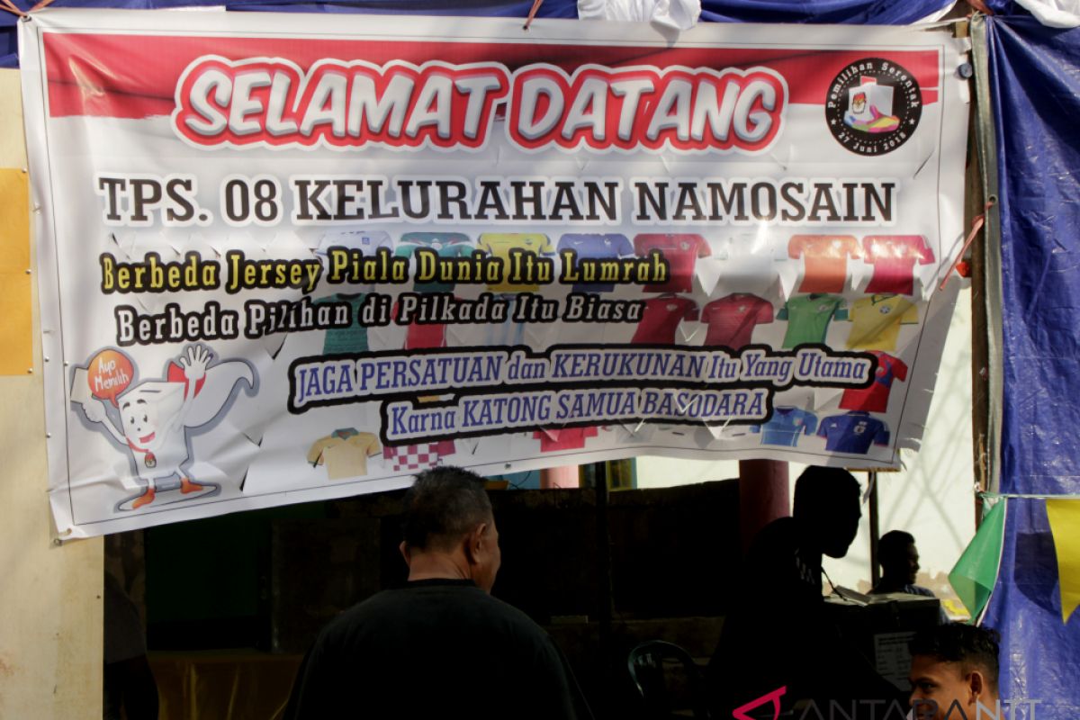 TPS berhiaskan pernak-pernik Piala Dunia 2018