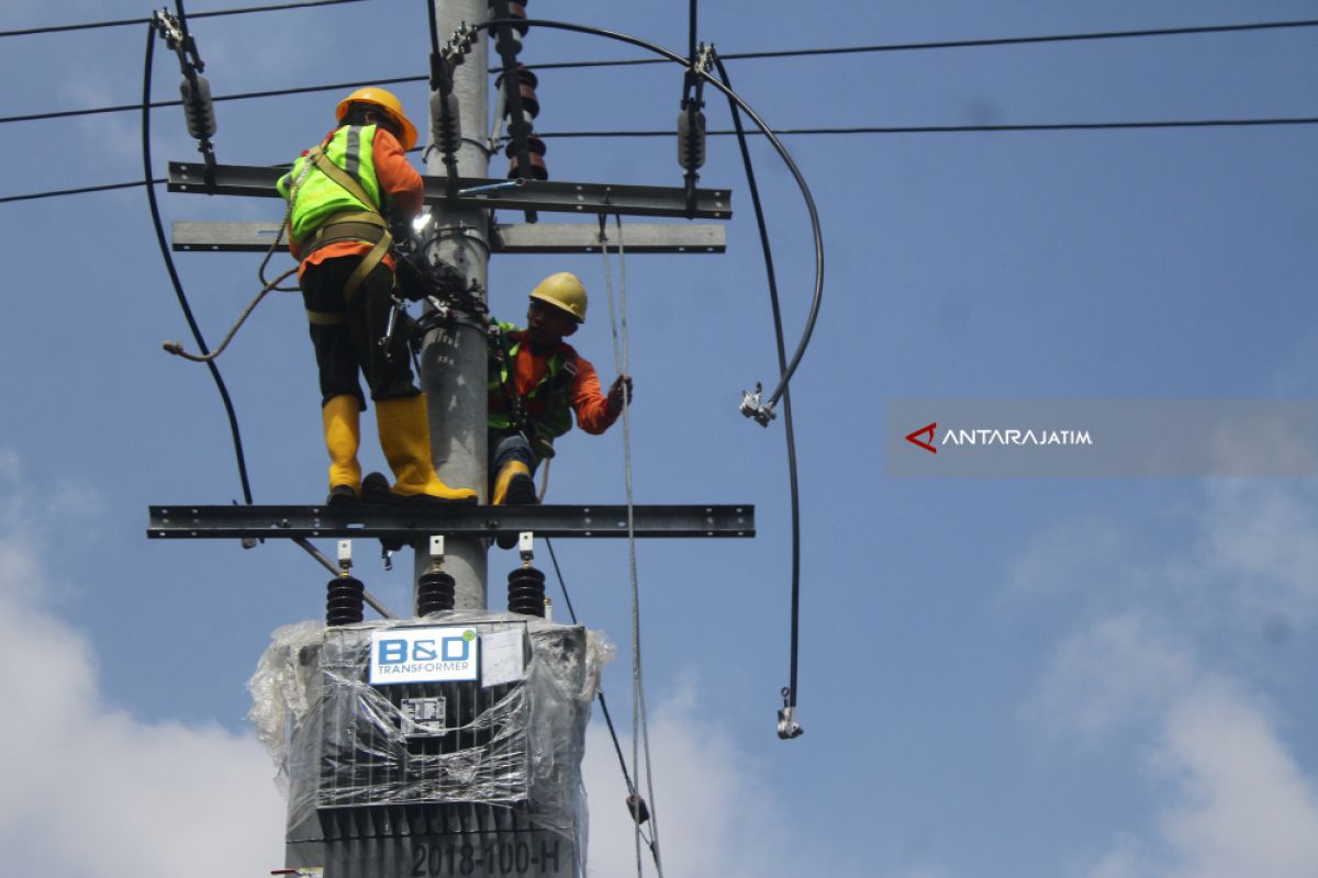 Rasio elektrifikasi Jatim capai 98,67 persen