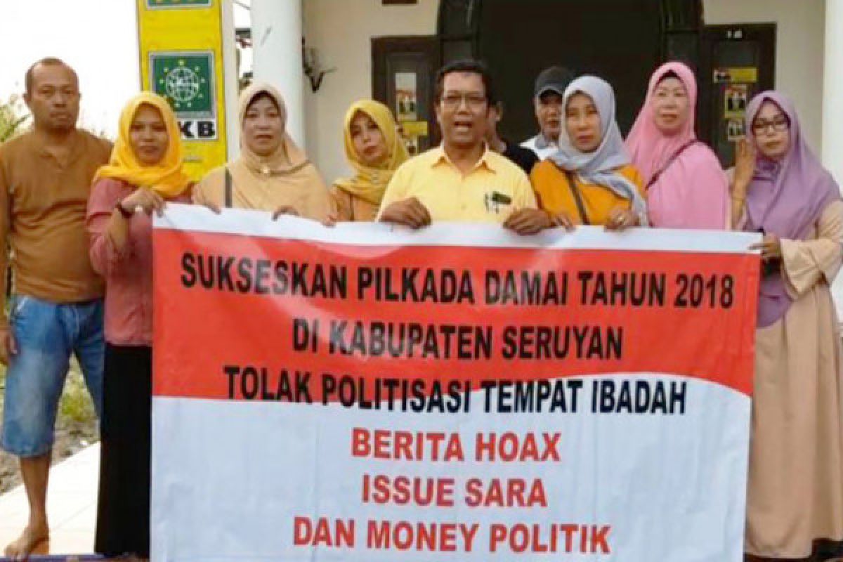 Paslon Sudarsono-Hairil Yadi sepakat menolak isu SARA di Pilkada Seruyan [VIDEO]