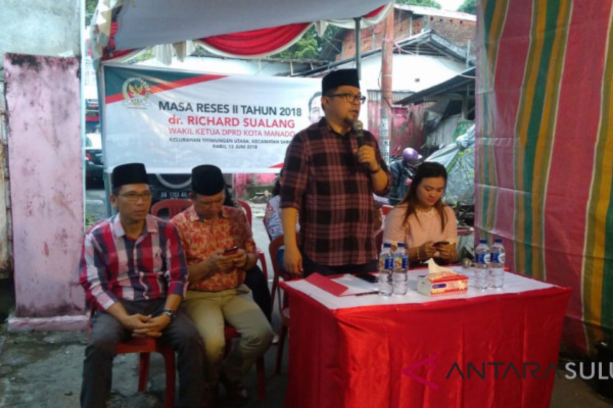 Wakil Ketua DPRD Manado Serap Aspirasi Titiwungen Utara