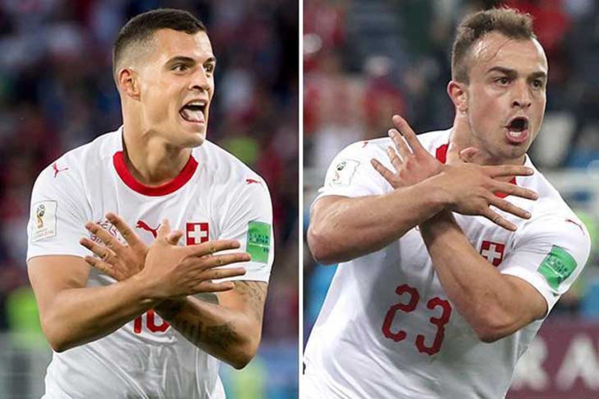 Etnis Albania Kosovo siap bayarkan denda Xhaka dan Shaqiri