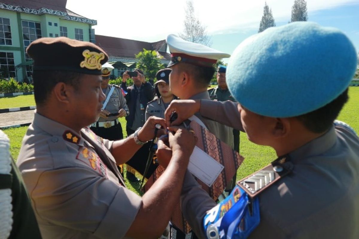 Polres gelar apel Operasi Ketupat Toba