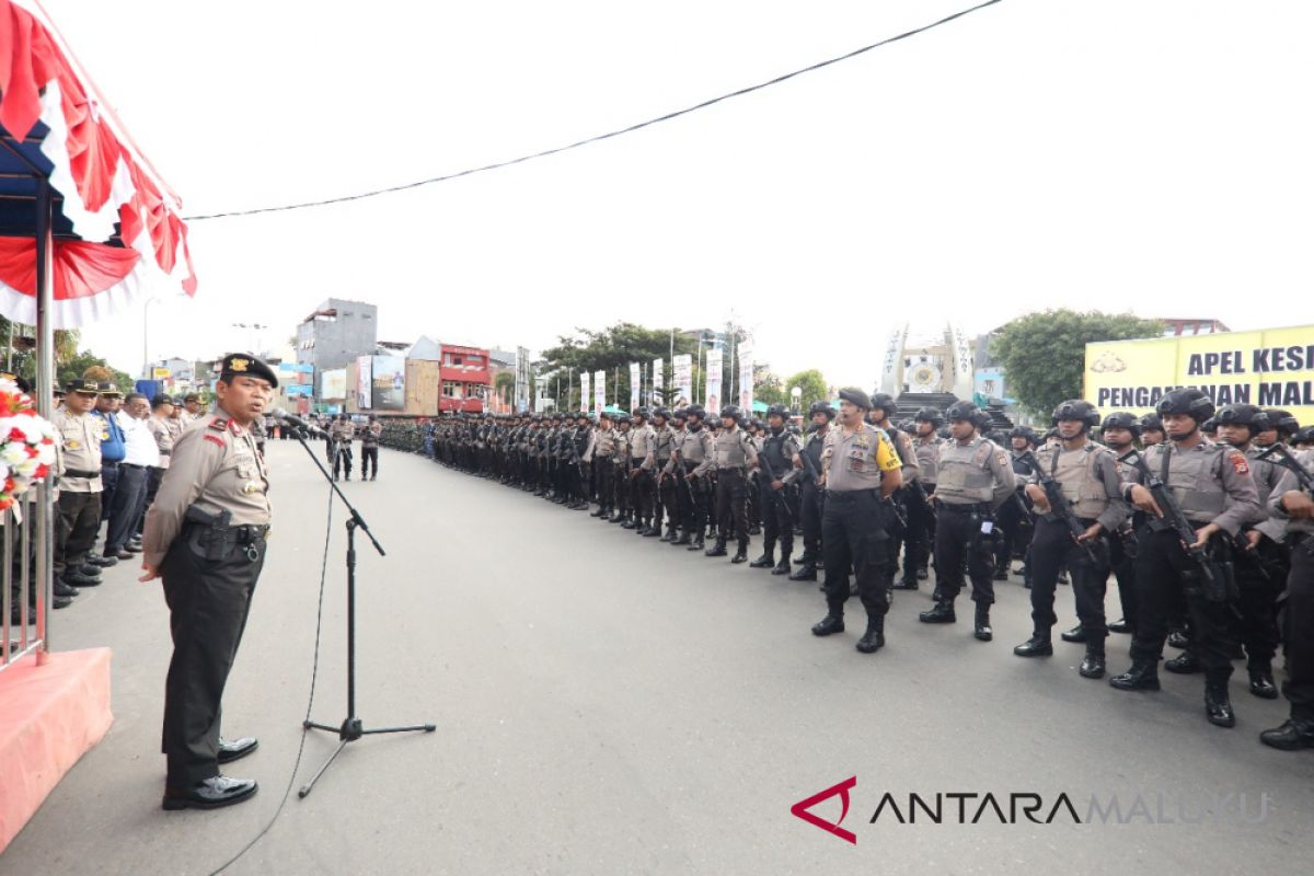 750 personel Polda Maluku ditempatkan di Polres