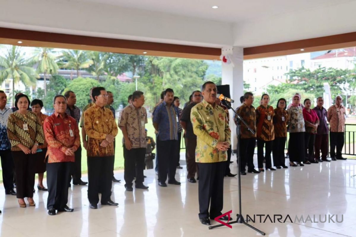 Pemkot Ambon apel bersama setelah cuti lebaran