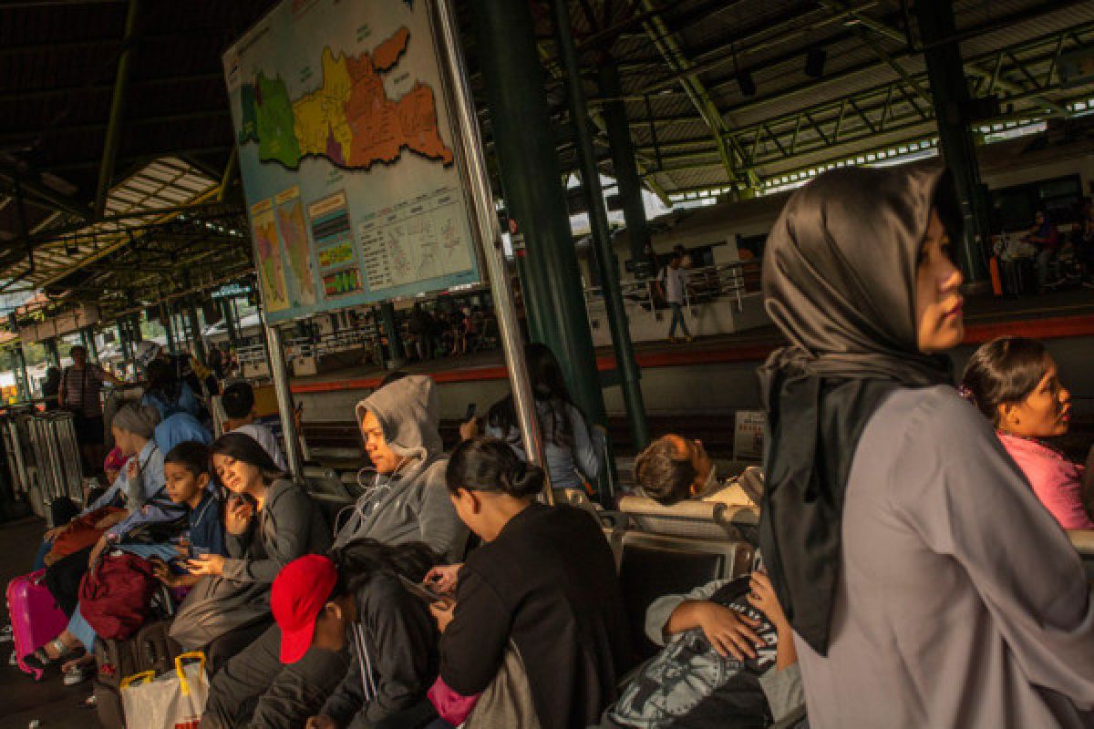 100.091 pemudik sudah berangkat dari Gambir