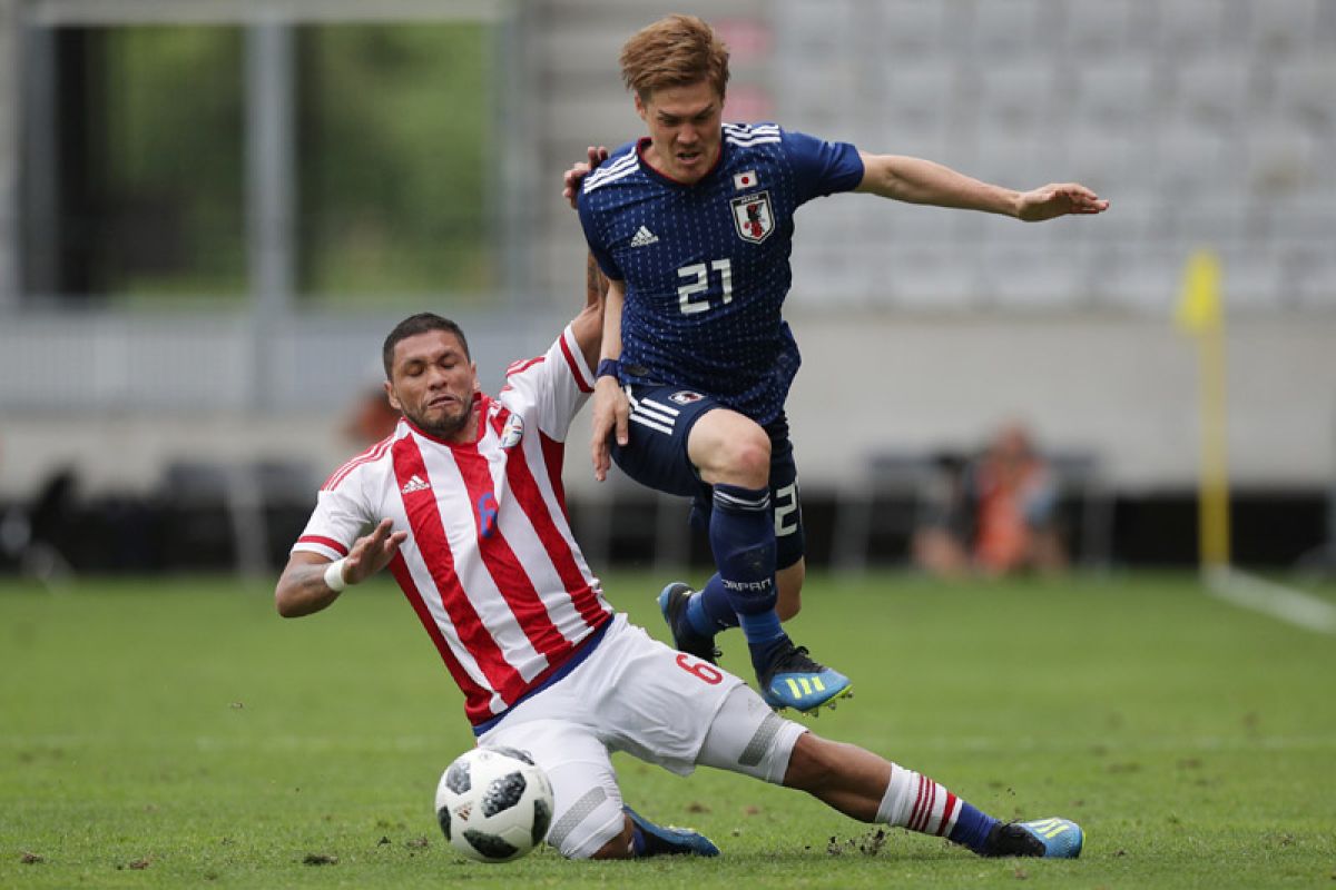 Jepang menang 4-2 atas Paraguay dalam laga pemanasan Piala Dunia